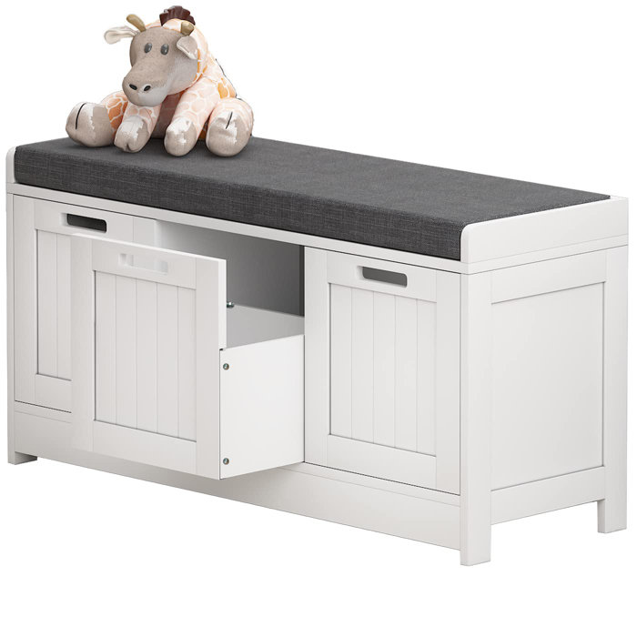 Latitude Run® Shoe Storage Storage Bench Wayfair